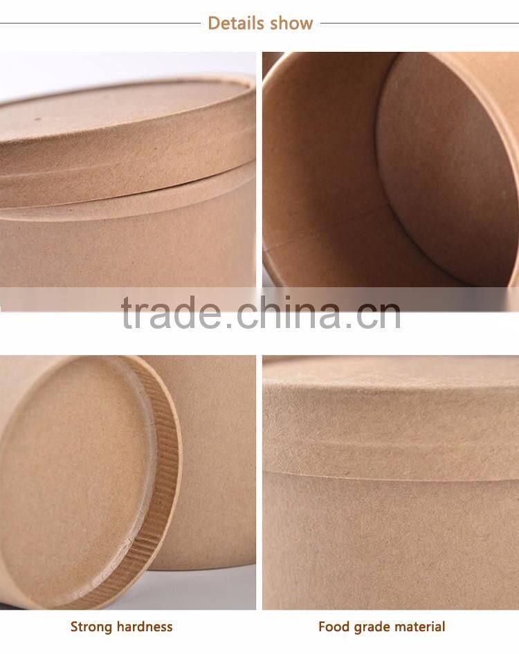 Kraft paper cup disposable hot drink paper soup cups