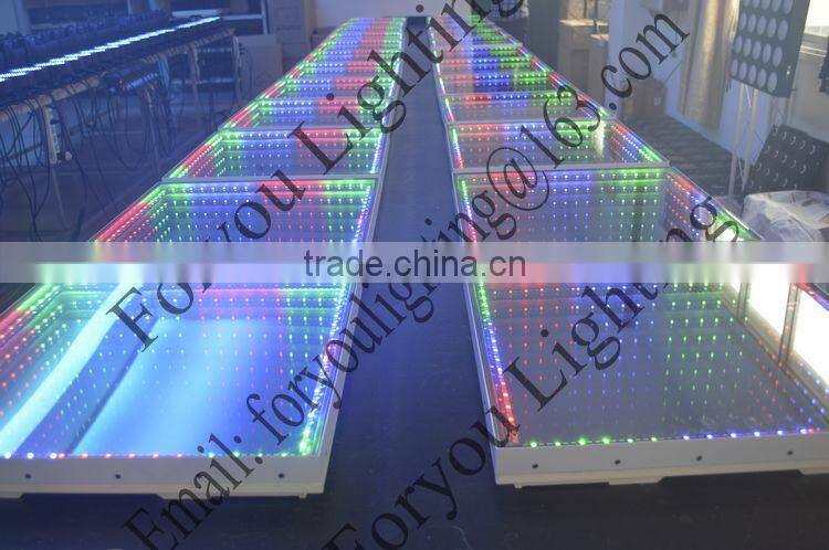 3-Year Warranty Professional DMX/WIFI/Wireless Remote/PC/SD Wedding Disco DJ Waterproof Outdoor 3D LED Dance Floor Light