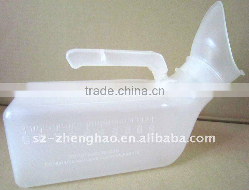 1000ml Custom Male Plastic Urinal With Hanging Cap