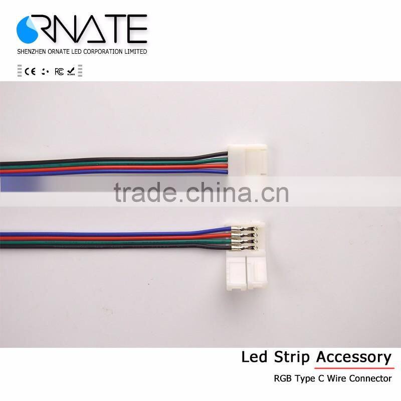 Led Strip Connector No Need Soldering for 10mm RGB 5050 Strip