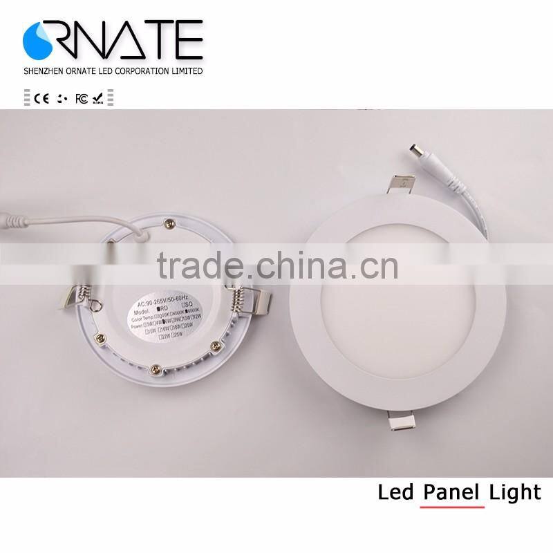 Hot seller!LED Alunminum Dimmable led panel,IP67 led panel light Indoor 6w 9w 12w 16w 18w round led panel light