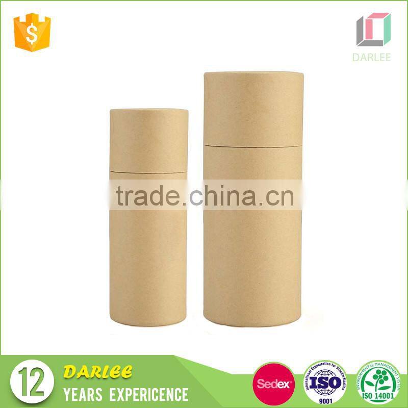 Hot sale custom design round kraft tube box with own logo printed