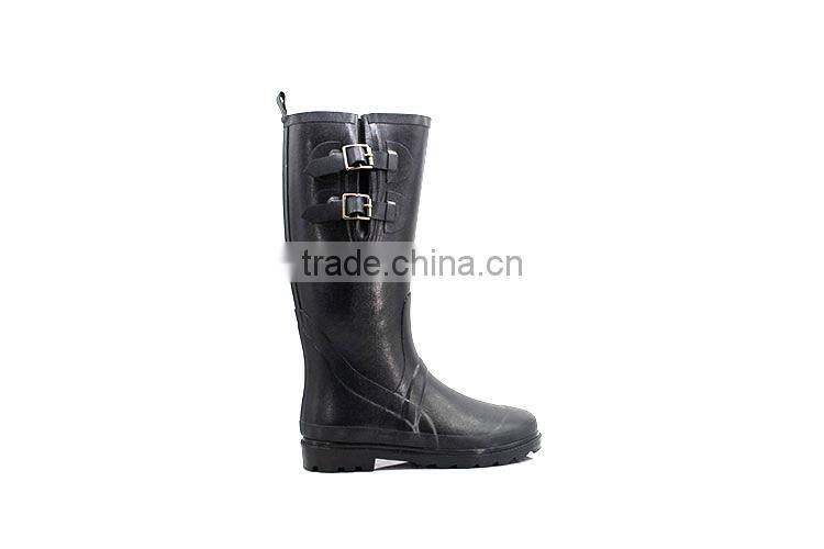 Hot selling high quality 100% Natural woman rubber rain boots