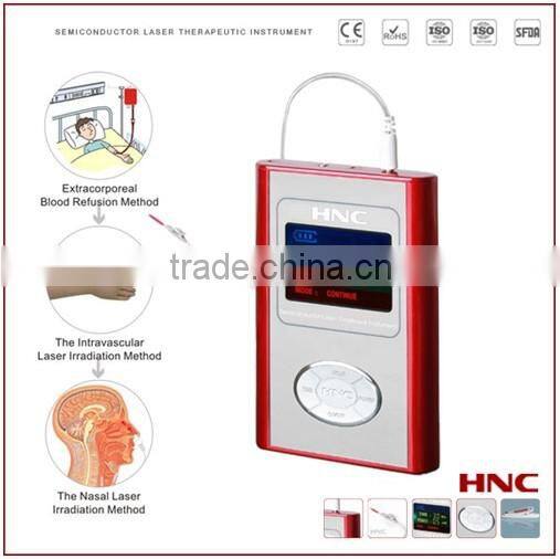 650nm red laser irradiation safe treatment laser therapy device 650nm for allergic rhinitis, chronic rhinitis, sinusitis
