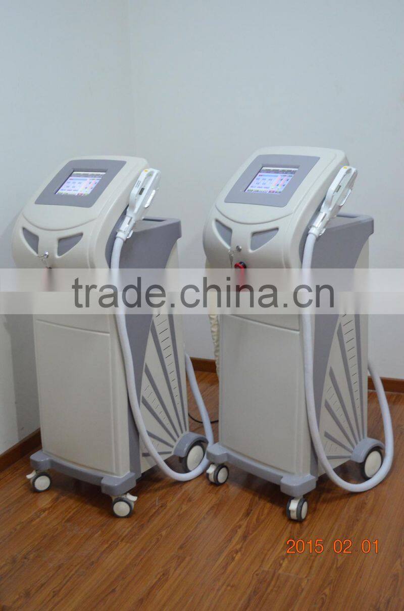 3 in 1 multifunction beauty machine with ipl rf elight and yag laser