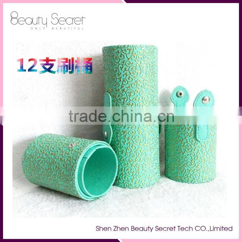 High quality private logo luxurious brush pot make up brush set