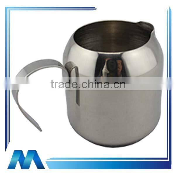 stainless steel cream and sugar set