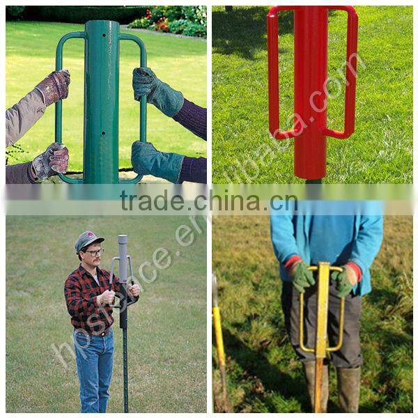 China Supplier electric fence Heavy duty metal construction stake rammer for fence post