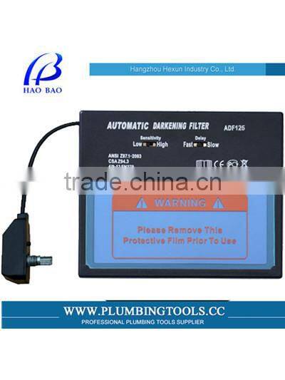 HX-ADF125 Auto-Darkening Solar Welding Filter with CE ANSI Certificate size:110*90*9mm