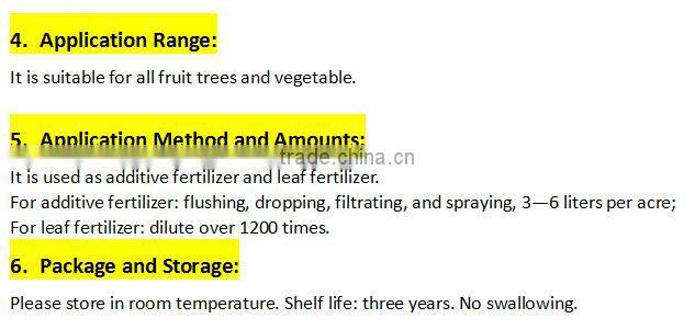 Suspended Fertilizer with High Potassium