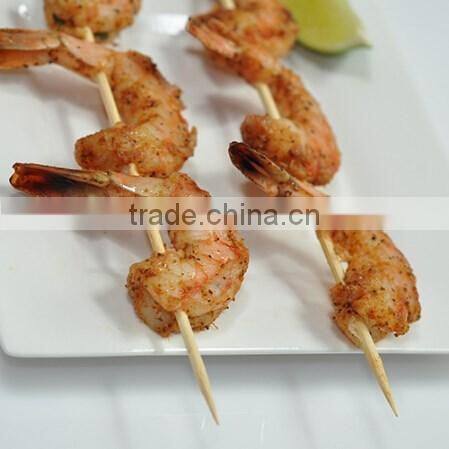 HY Factory Wholesale Natural BBQ Use 2.5mm*20cm bamboo skewers or bamboo sticks