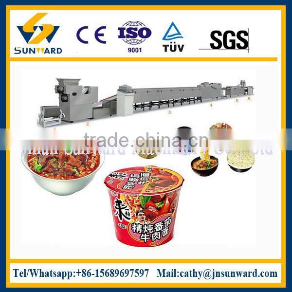 New design instant noodle making machinery / insatnt noodle food making machine