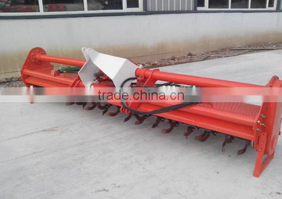 Farm tractor rice and wheat gear & chain drive rotary tiller