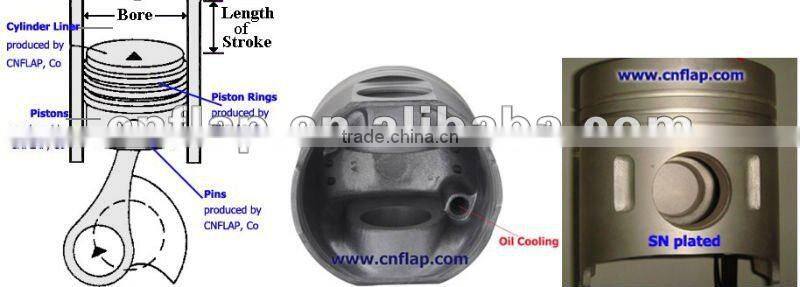engine parts SL07-23-200/T3500-SL piston kits for Mazda