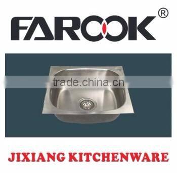45*38cm Small single bowl stainless steel kitchen sink