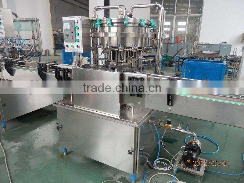 semi automatic carbonated beverage filling machine