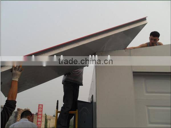 Insulated sandwich panel house