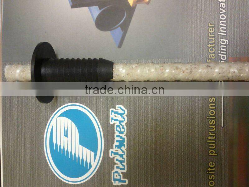 Thermal insulated FRP connector, rebar connector for sandwich wall panel