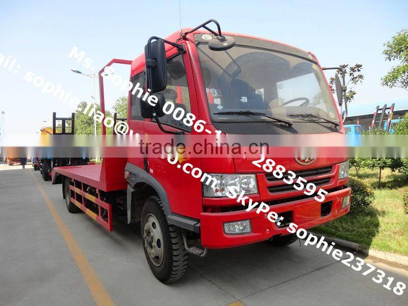 FAW trucks for carrying excavator/bulldozer,faw cargo truck,flatbed lorry