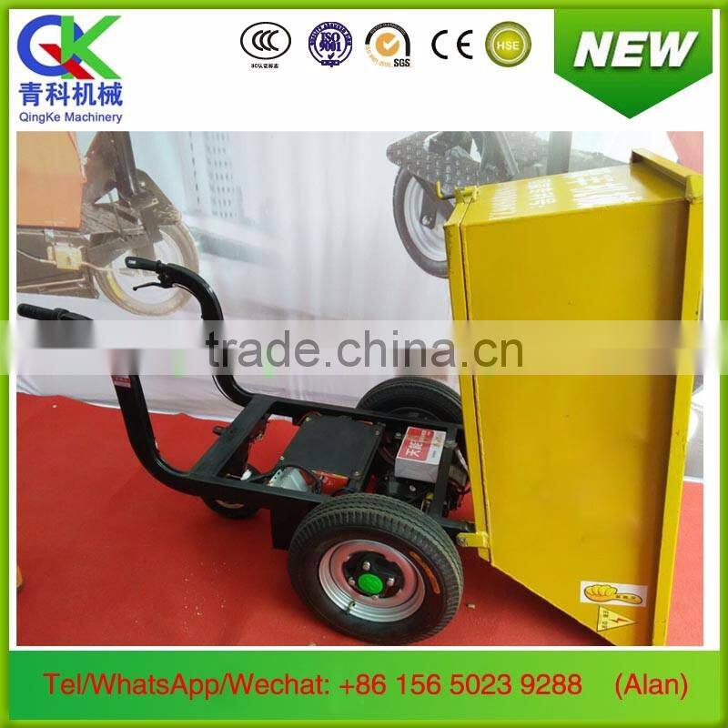 handhold electric wheel barrow trolley for construction site cargo