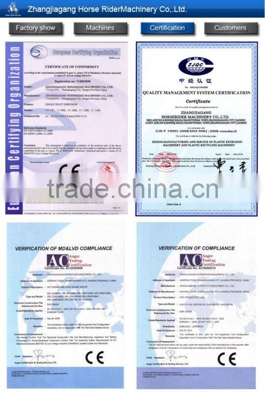 used plastic agglomerator/plastic film aggregator/aggregator for plastic/aggregator