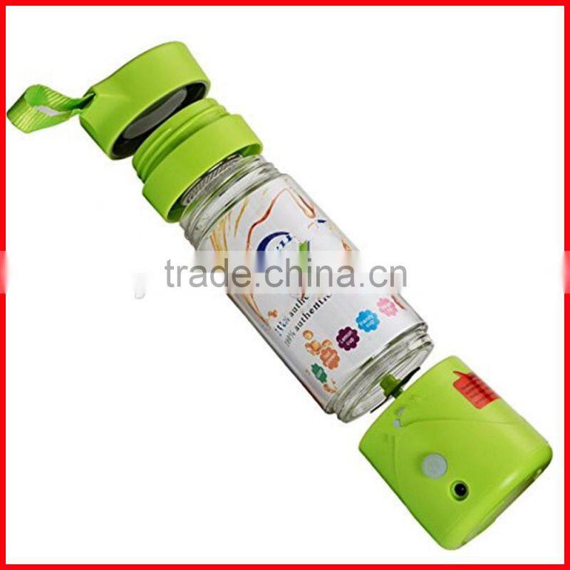 3 Colors USB Electric Fruit Juicer Handheld Smoothie Maker Blender Rechargeable Mini Portable Juice Cup Water Bottle 380ml