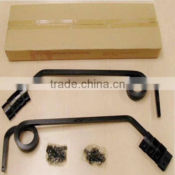 mud flap hanger custom made with powder coating