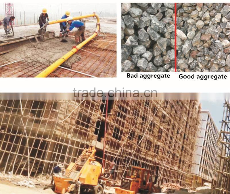 China made hydraulic concrete pump with mixer machine China price