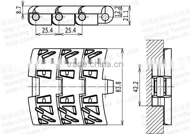 Plastic Sprocket for 1050 Plastic Magnetflex Chainbelt