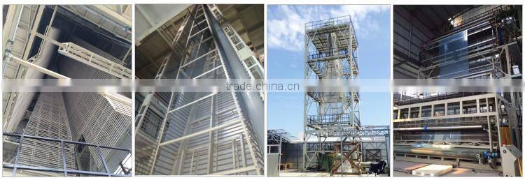 200 microns 3 layer coextrusion pe greenhouse film machine