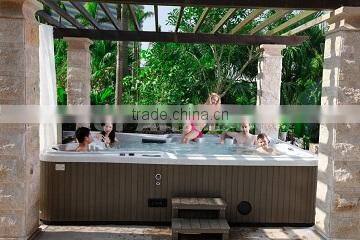 CE approved freestanding swimming pool outdoor swim spa above ground spa pool