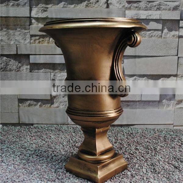 Golden Decative Classical Resin Binaural Indoor Flower Pots