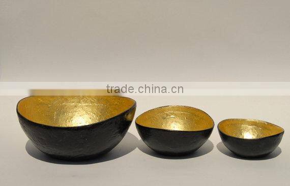 Copper Decorative serving bowl,Copper plated serving bowls, Flower cut dry fruit decorative bowl