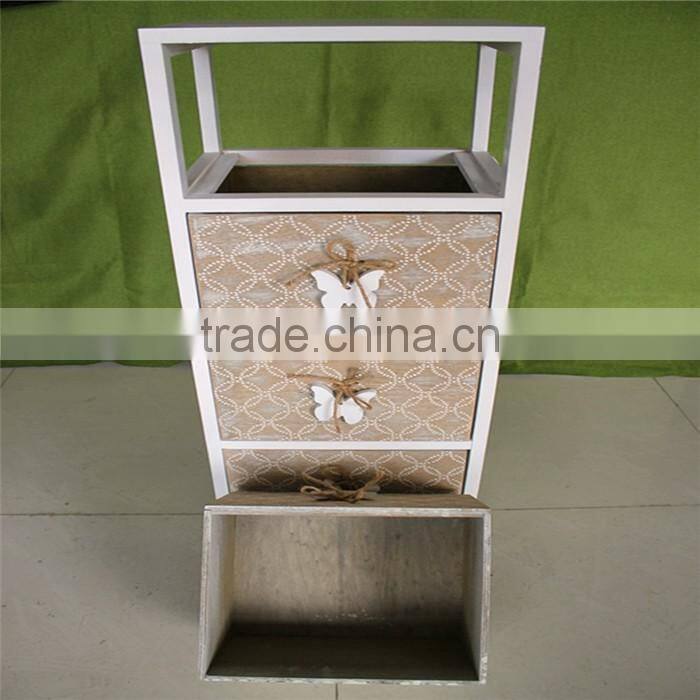 Unfinished multi-function wood ambry for four hole