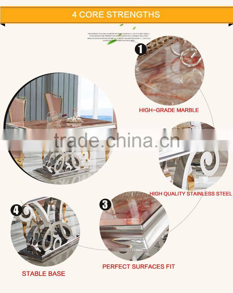 Cheap Modern Dining Room Sets Marble Dining Table TH399