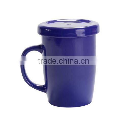 ceramic tea cup with tap,360ml