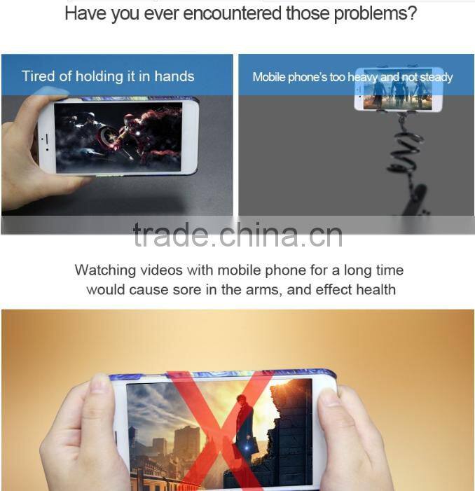 2017 New Creative Neck Wearable Phone Holder For Personal Leisure/Driving Use , Universal Adjustable Mobile Phone Stand Holder