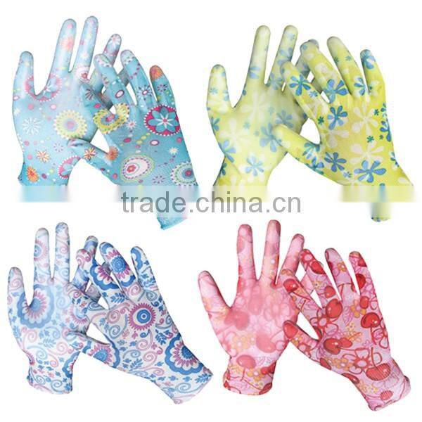 PU Work Slip Gloves, Antistatic Working Gloves