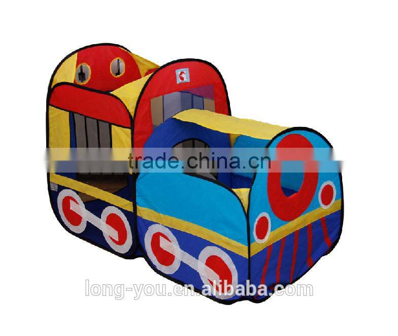 Pop up Train Toys tent for Kids Indoor train engine Play tent