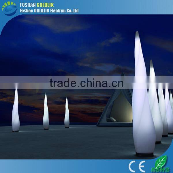 PE Plastic Color Changing Holiday Decoration Outdoor LED Tree Lights