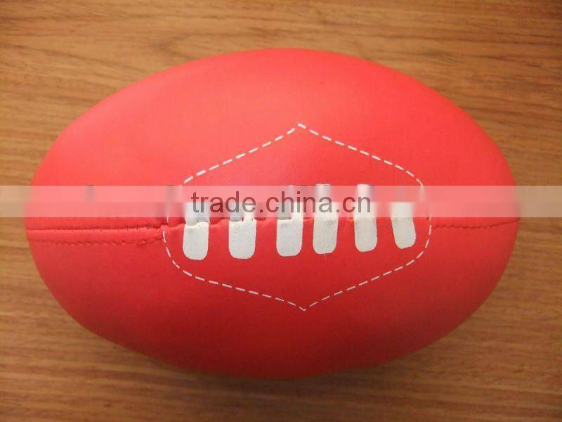 Hot selling soft PVC rugby with PP cotton inside