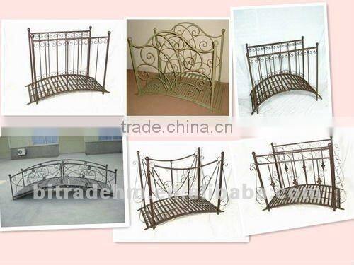 metal garden bridge