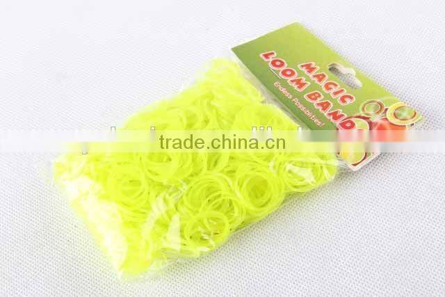 600PC Hair Band With 24 Buckles/Colorful RUBBER BAND