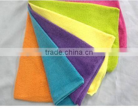 Microfiber household towel/cheap microfiber printed cleaning cloth