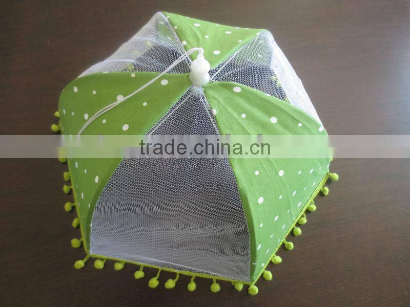 Fixed food cover with flowers