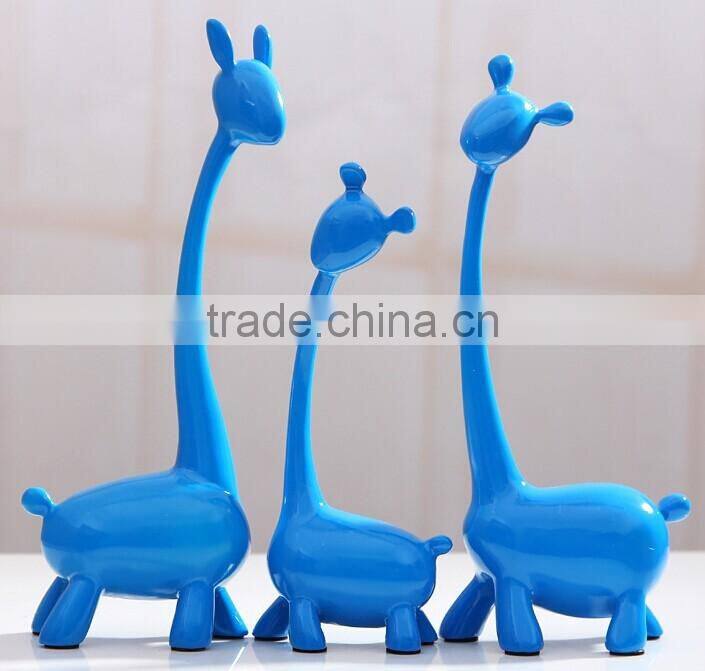 Resin deer sculpture decorative