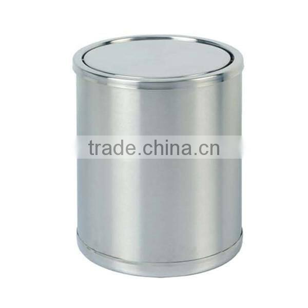 Hot sale commercial indoor steel trash can/kitchen waste bin/hotel guest room/living room dustbin/hotel room garbage can GPX-157
