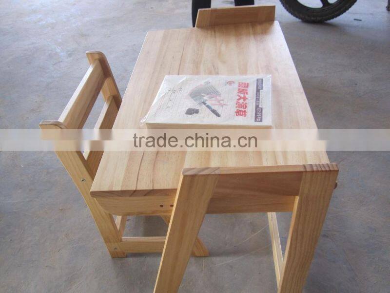 Children school desk and chair/Wooden school furniture/Modern furniture