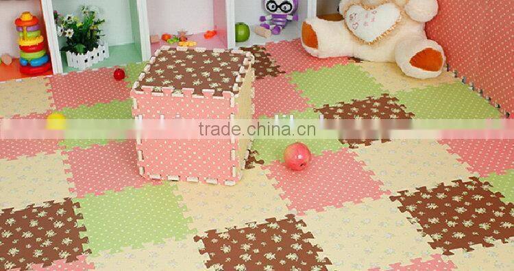Low price eco friendly cheap eva foam baby folding mat