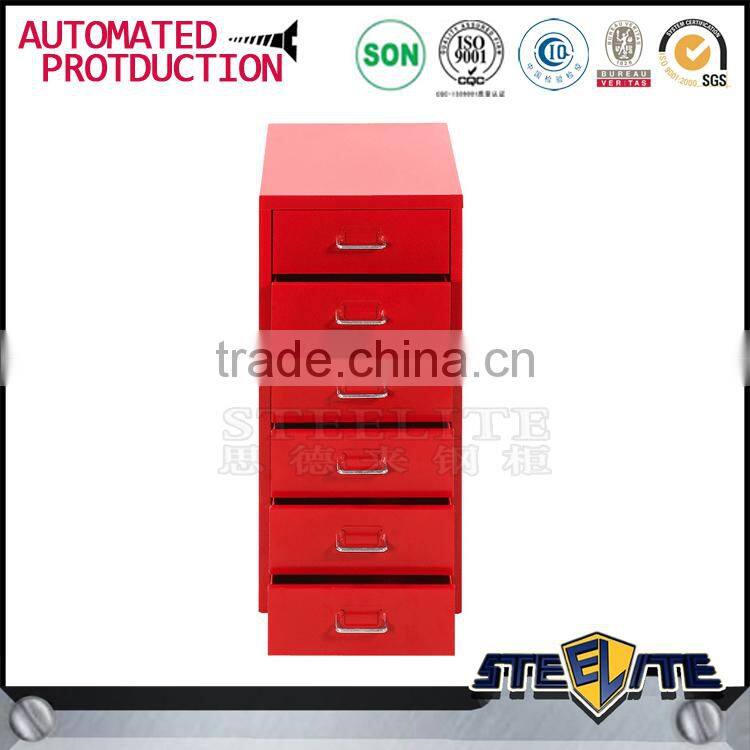 Under desk small steel drawer cabinet mobile filing cabinet